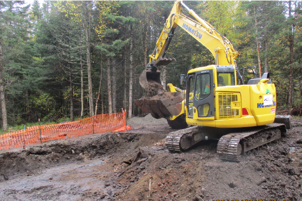 PCB contaminated soil excavation