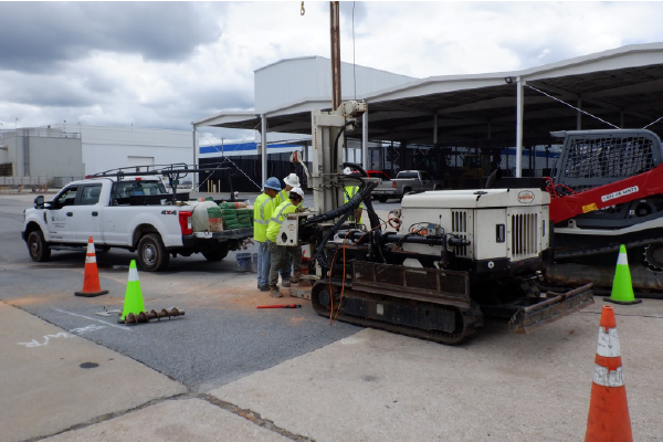 bedrock core drill rig